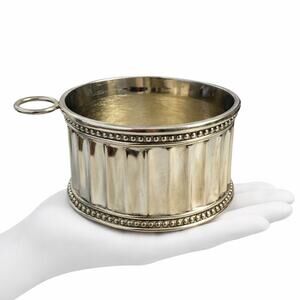 Godinger Silver Wine Bottle Coaster Barware Entertaining Decor